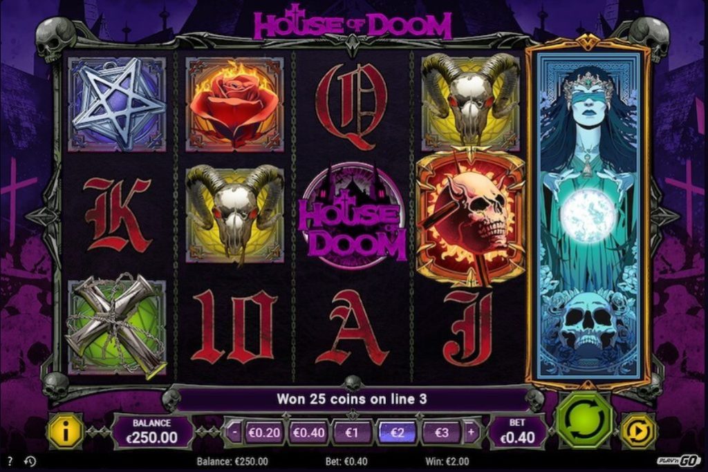 Игровые автоматы «House of Doom» для посетителей казино Фараон